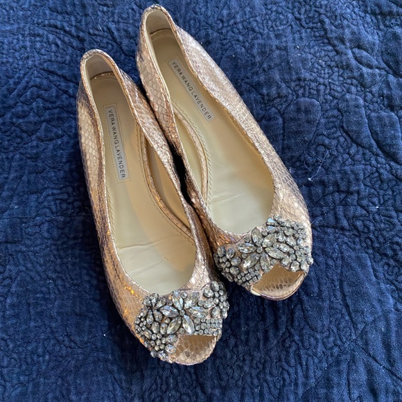 Vera wang jeweled flats - Picture 1 of 2